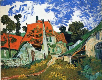 Vincent Van Gogh Painting - Calle en Auvers sur Oise Vincent van Gogh